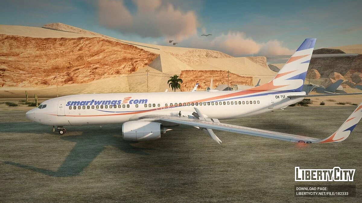 Boeing 737-800 Smartwings (NEW) / GTA San Andreas