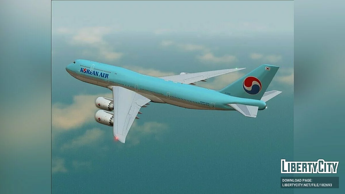 Boeing 747-8i / GTA San Andreas
