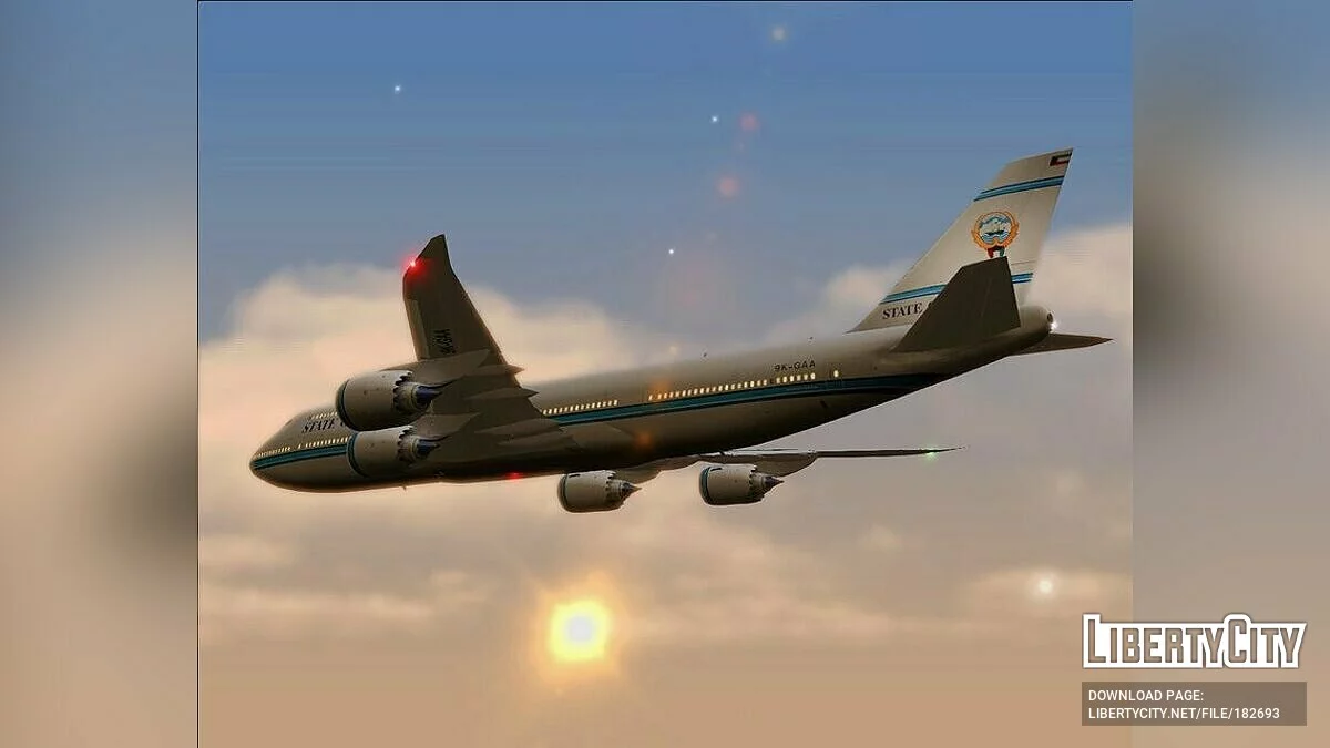 Boeing 747-8i / GTA San Andreas