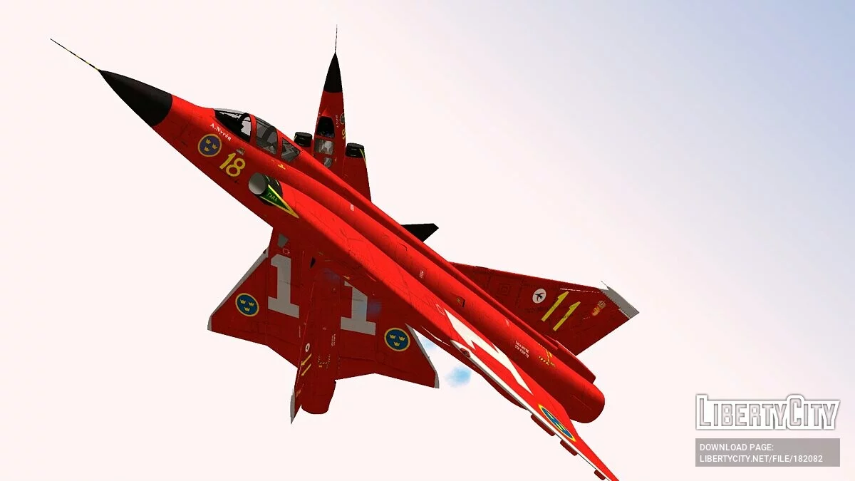 J35D Draken / GTA San Andreas