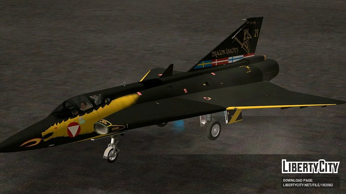 J35D Draken / GTA San Andreas