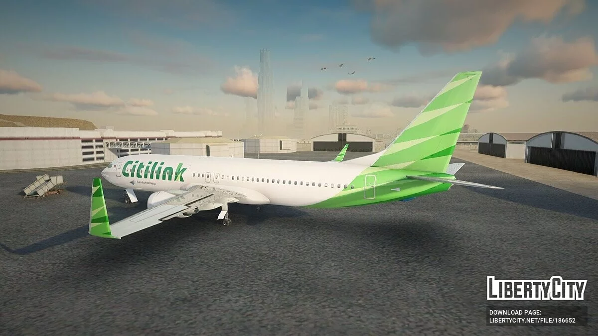 Koleksi Pesawat Citilink Indonesia / GTA San Andreas