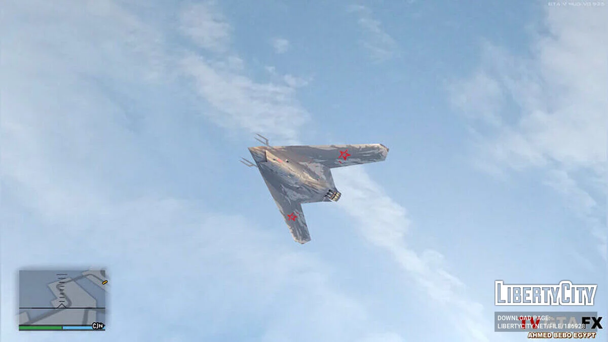 Sukhoi S-70 Okhotnik / GTA San Andreas