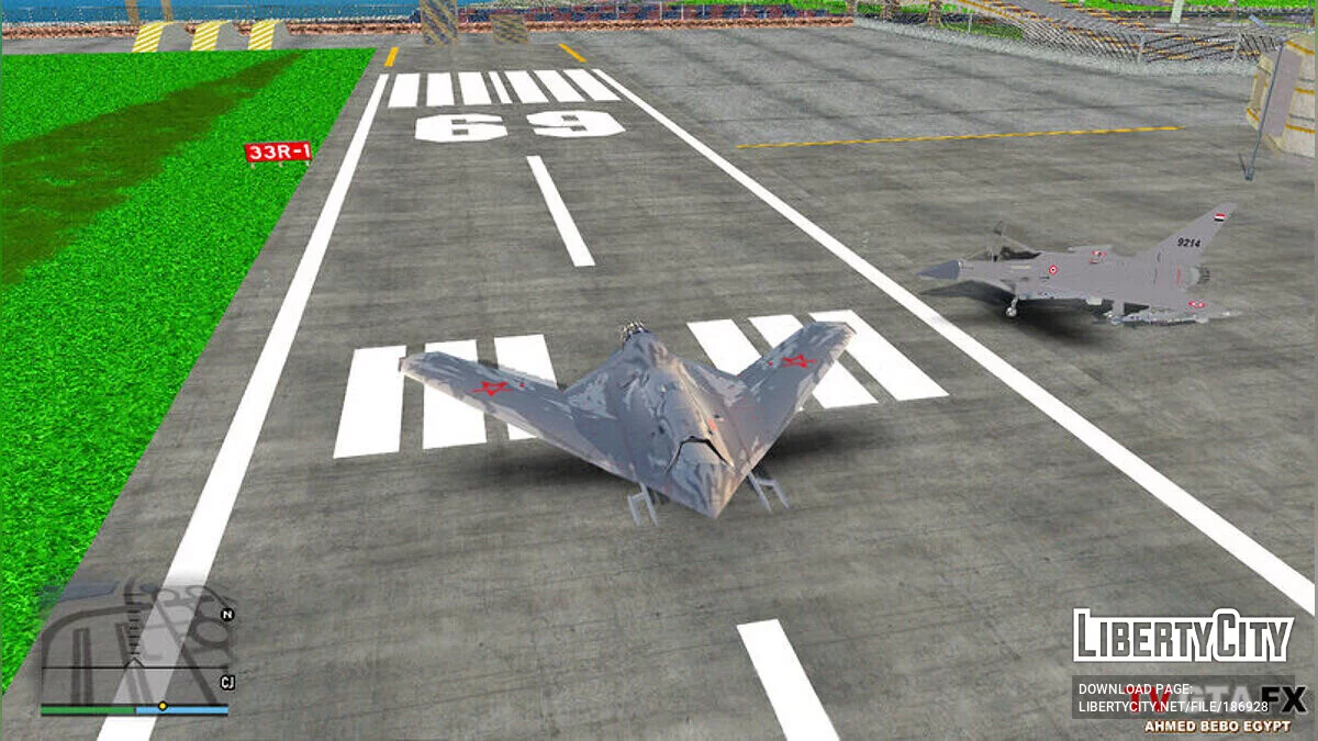 Sukhoi S-70 Okhotnik / GTA San Andreas