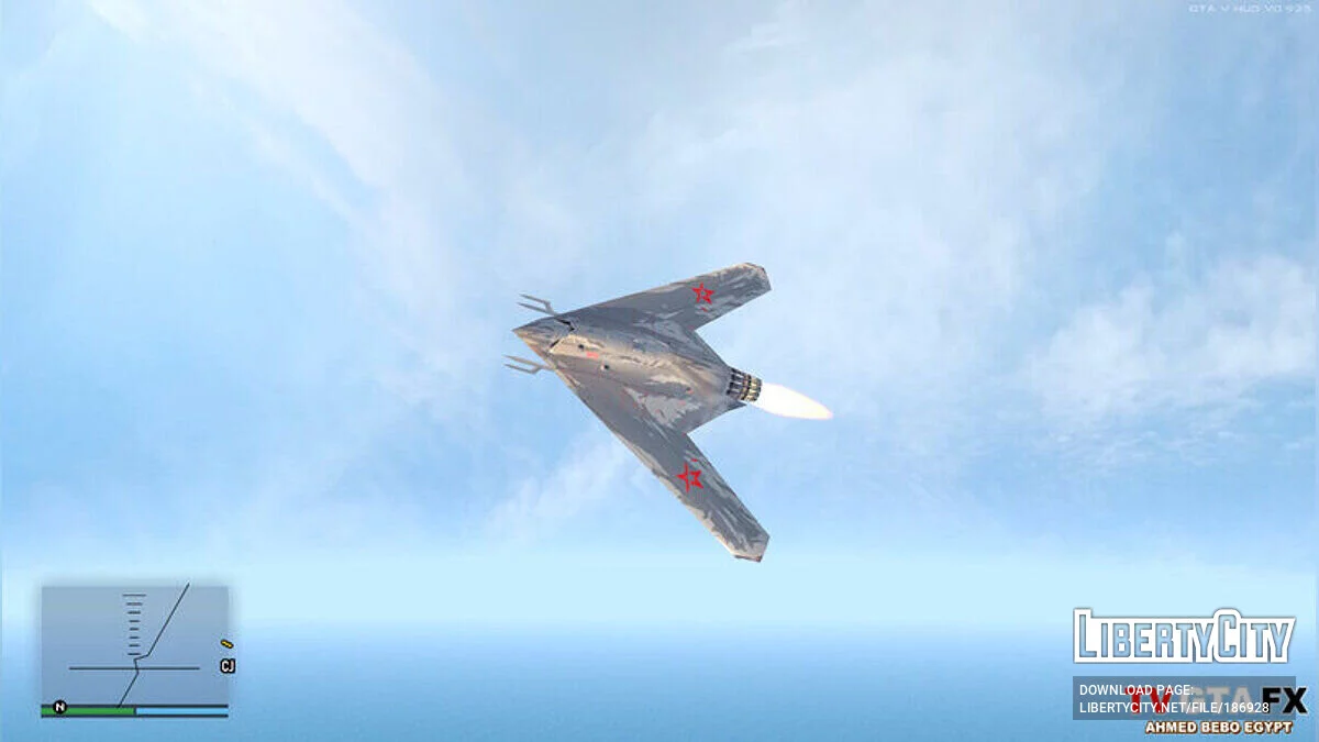 Sukhoi S-70 Okhotnik / GTA San Andreas
