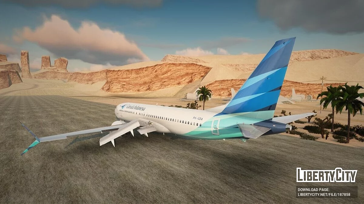 Indonesia Boeing 737 MAX 8 Garuda / GTA San Andreas