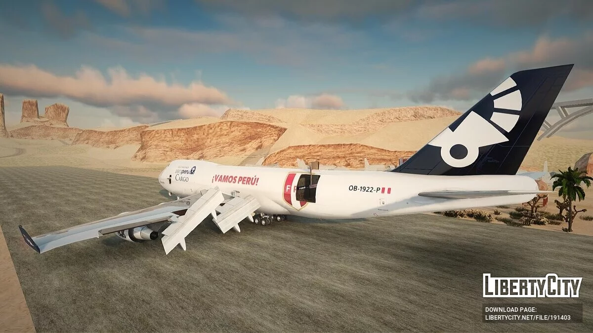 Boeing 747-400ERF AeroPeru / GTA San Andreas