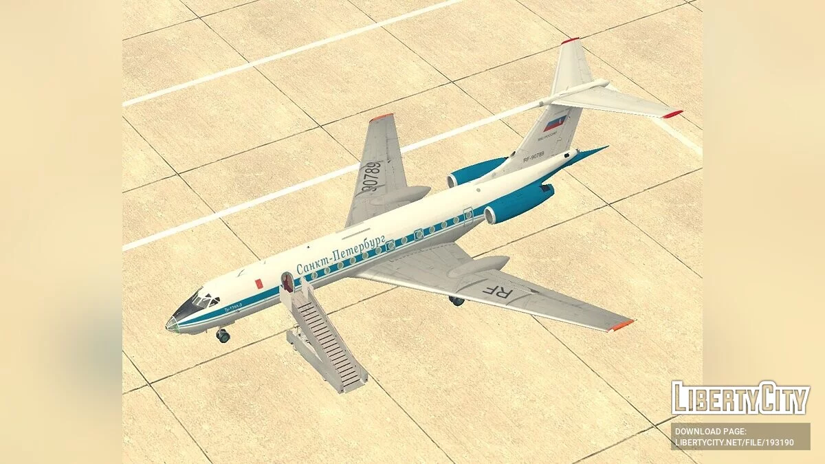 图波列夫 Tu-134AK / GTA San Andreas