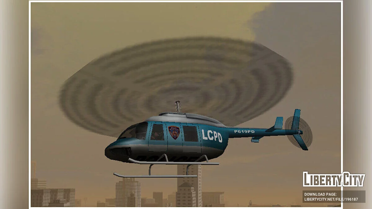 GTA LCS Police Maverick "Chopper" zu SA / GTA San Andreas