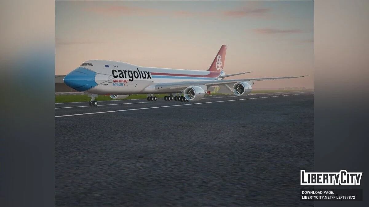Boeing 747-8F [VehFuncs] / GTA San Andreas