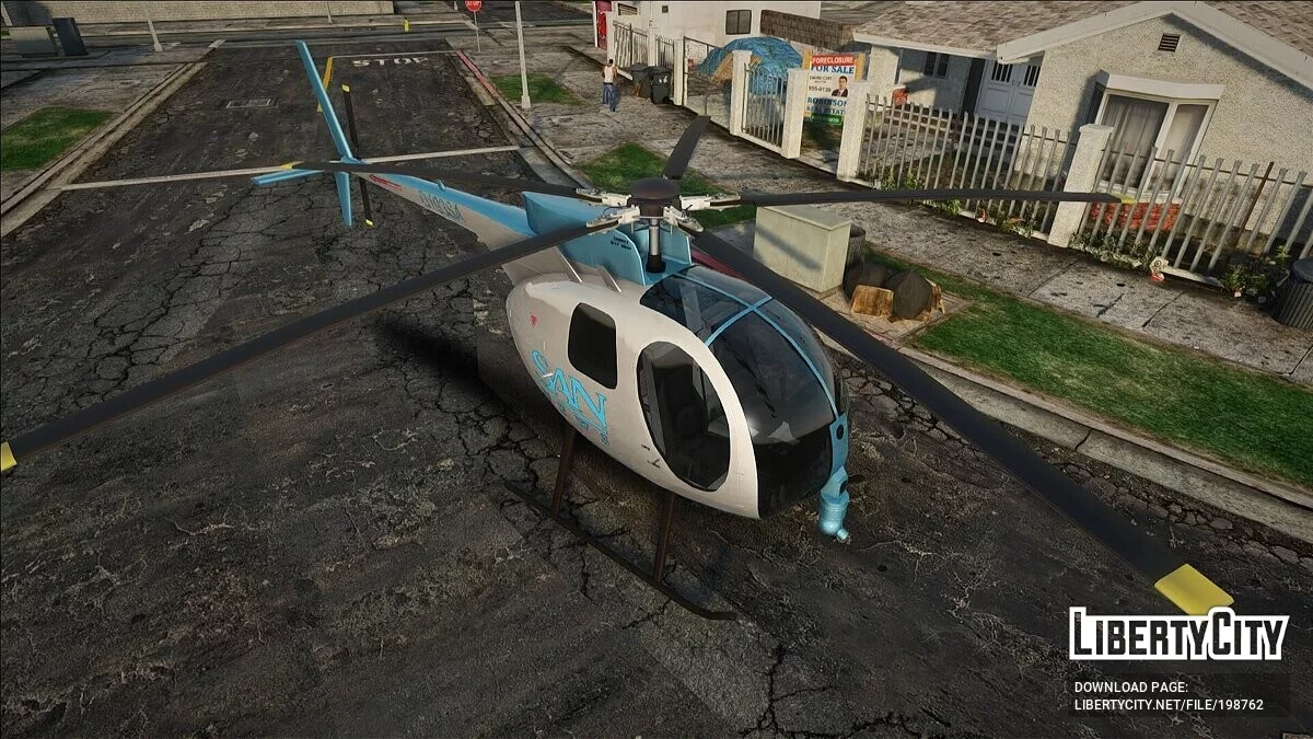 GTA 5 Nagasaki News Buzzard / GTA San Andreas