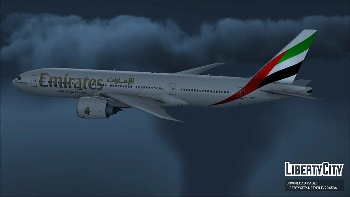 Boeing 777-200LR / GTA San Andreas