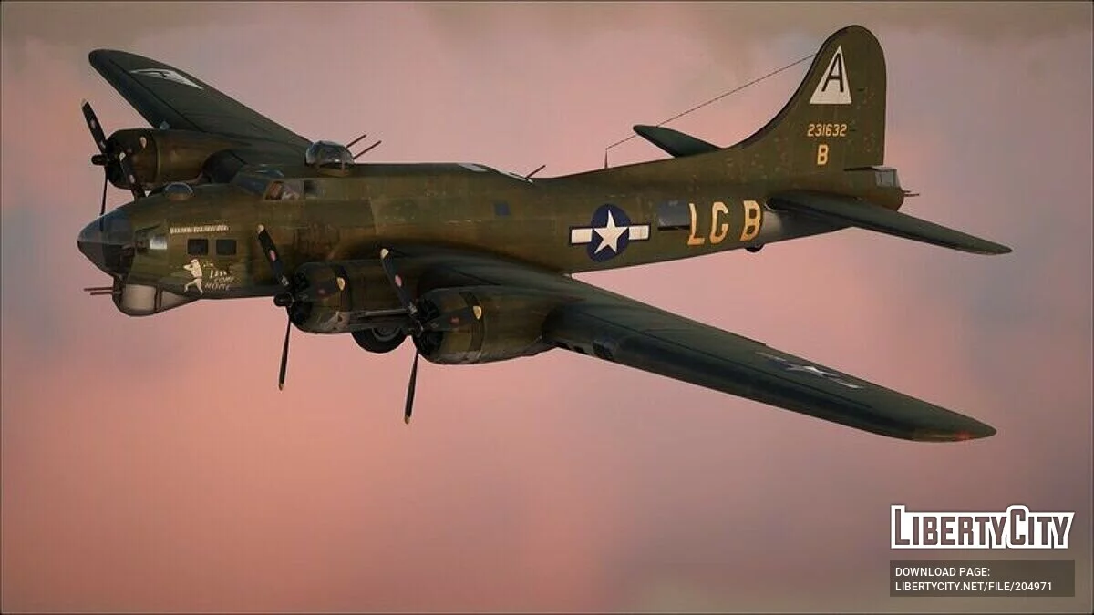 Boeing B-17G Flying Fortress / GTA San Andreas
