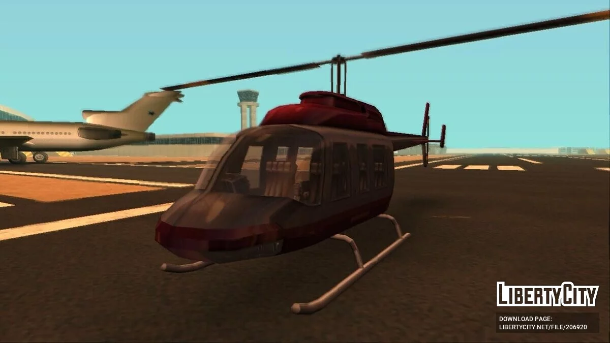 Paquete de Helicópteros Beta Mejorado / GTA San Andreas