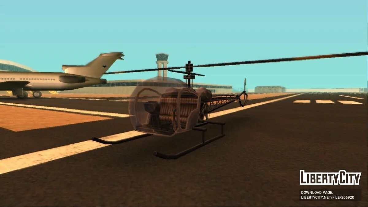 Paquete de Helicópteros Beta Mejorado / GTA San Andreas