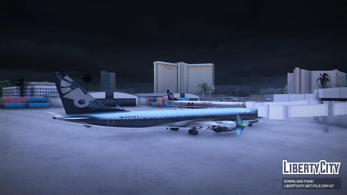 Boeing 737 MAX 9 AeroPeru 涂装飞海豚 / GTA San Andreas