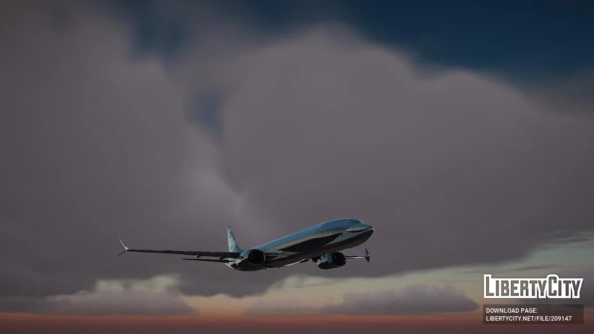 Boeing 737 MAX 9 AeroPeru 涂装飞海豚 / GTA San Andreas