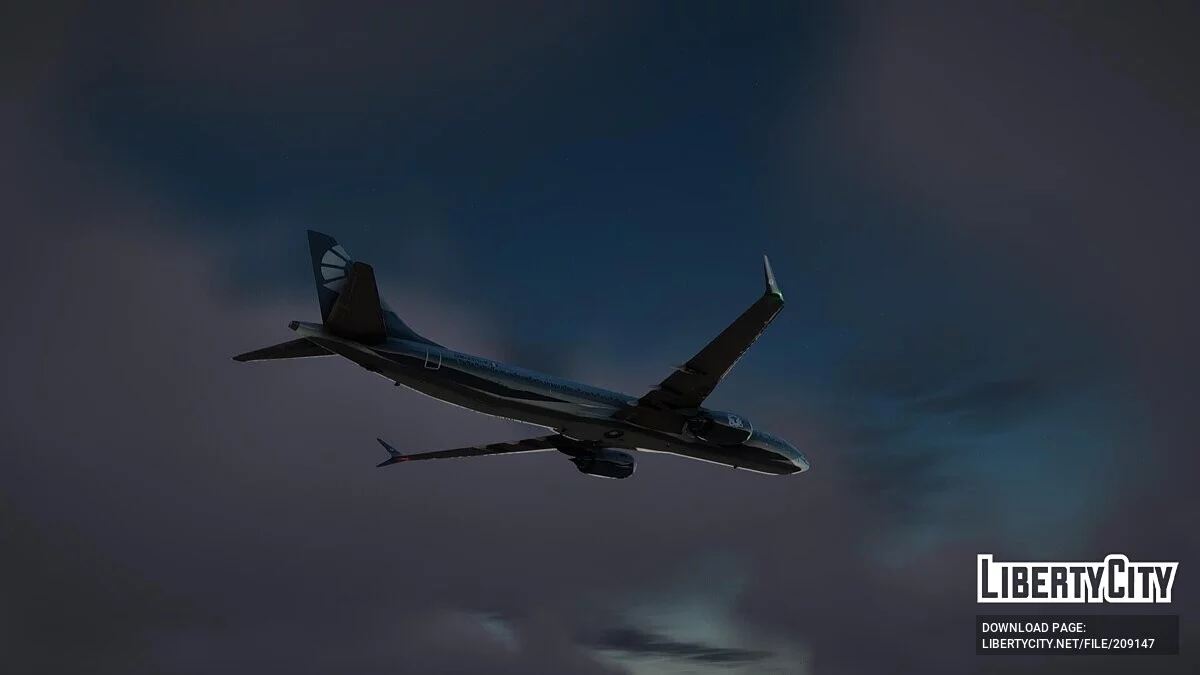 Boeing 737 MAX 9 AeroPeru 涂装飞海豚 / GTA San Andreas