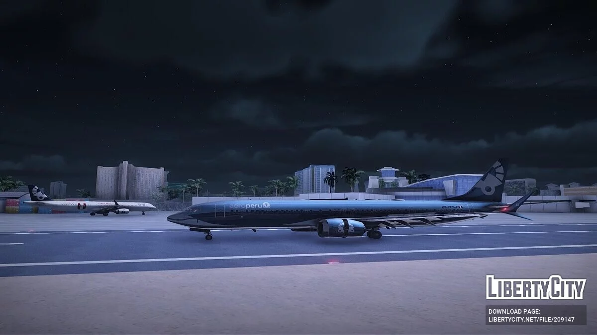 Boeing 737 MAX 9 AeroPeru 涂装飞海豚 / GTA San Andreas