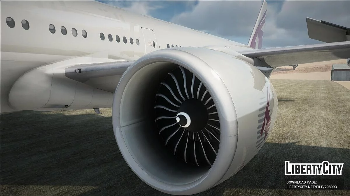 Boeing 777-3DZER Qatar Airways / GTA San Andreas