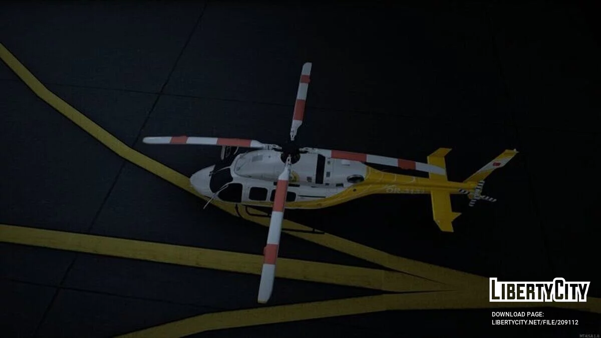 Mod do Helicóptero do Ministério da Saúde / GTA San Andreas