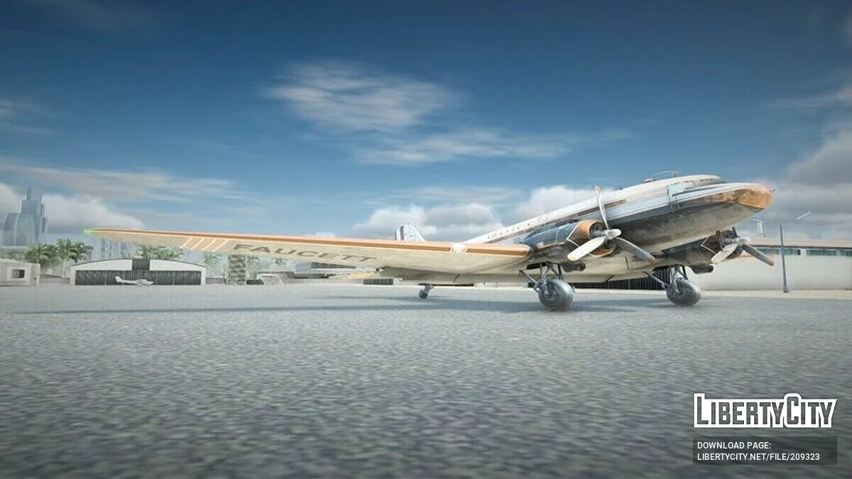 Douglas DC-3 Faucett / GTA San Andreas