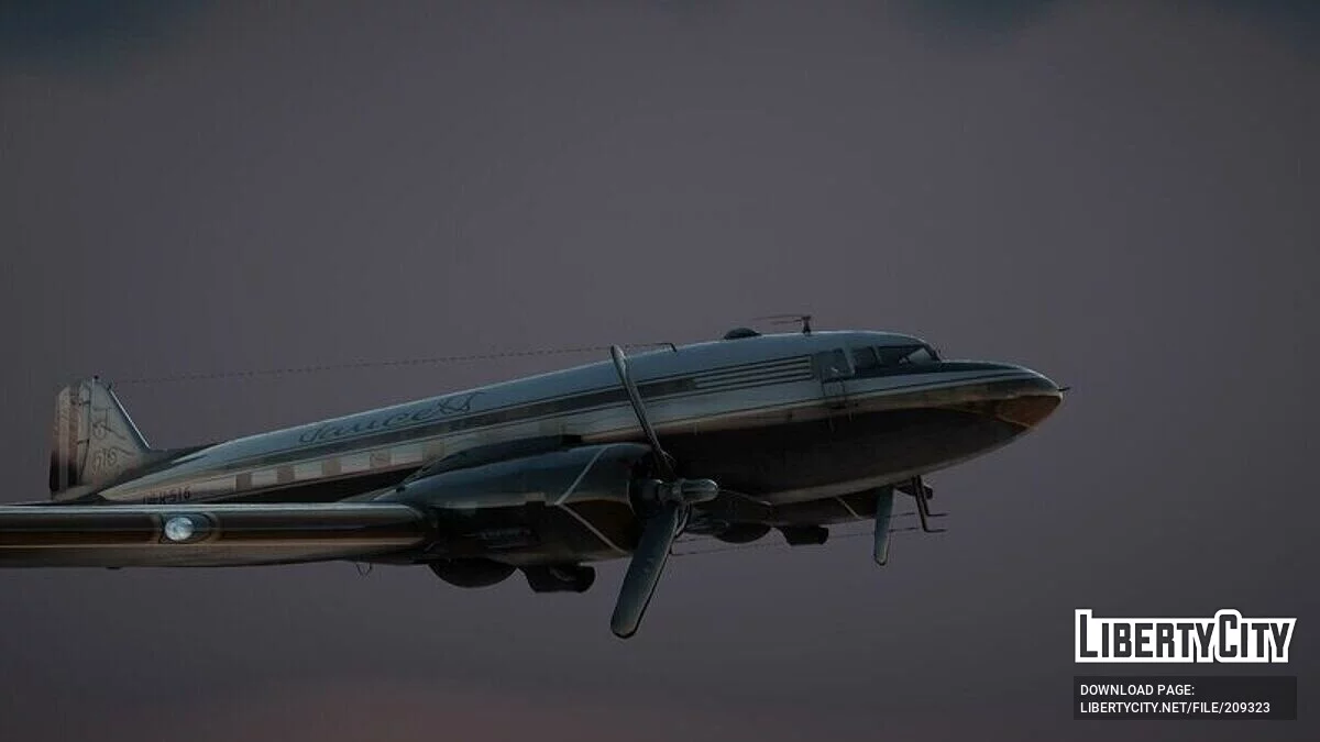 Douglas DC-3 Faucett / GTA San Andreas
