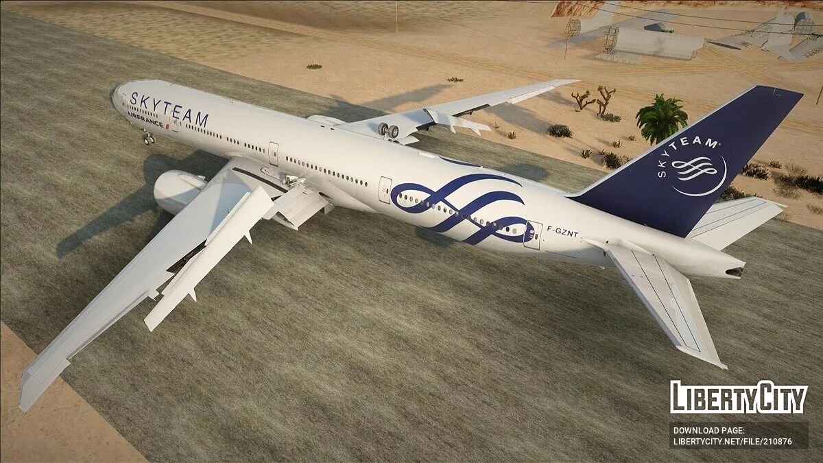 Air France Boeing 777-328ER F-GZNT Skyteam Boyası / GTA San Andreas