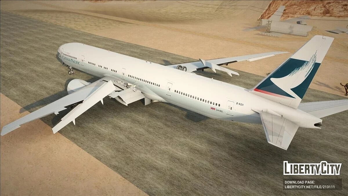 Cathay Pacific Boeing 777-367ER B-KQX / GTA San Andreas