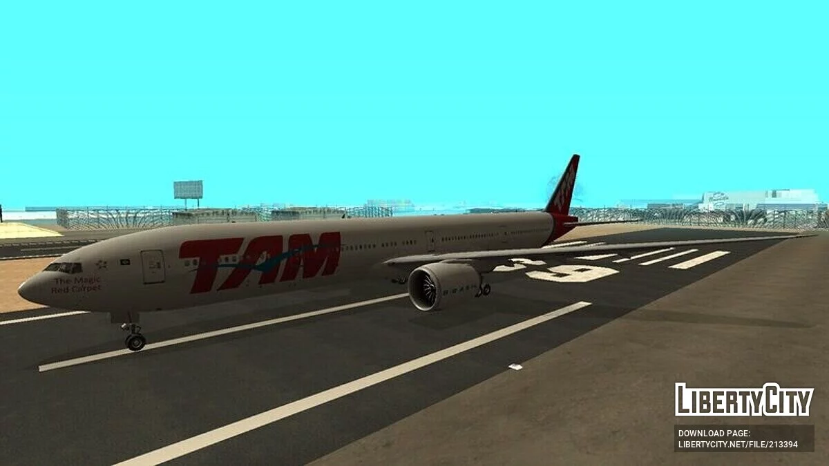 TAM Linhas Aéreas Boeing 777-32WER PT-MUD / GTA San Andreas