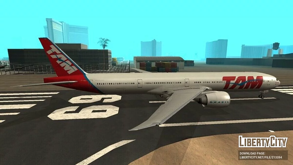 TAM Linhas Aéreas Boeing 777-32WER PT-MUD / GTA San Andreas