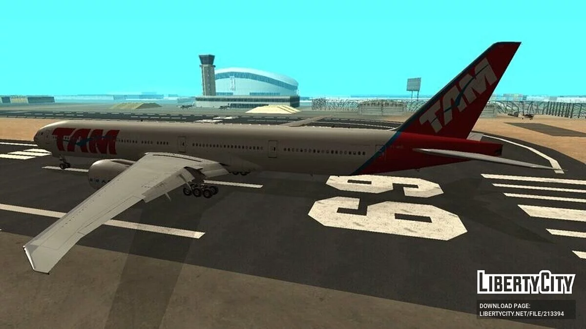 TAM Linhas Aéreas Boeing 777-32WER PT-MUD / GTA San Andreas