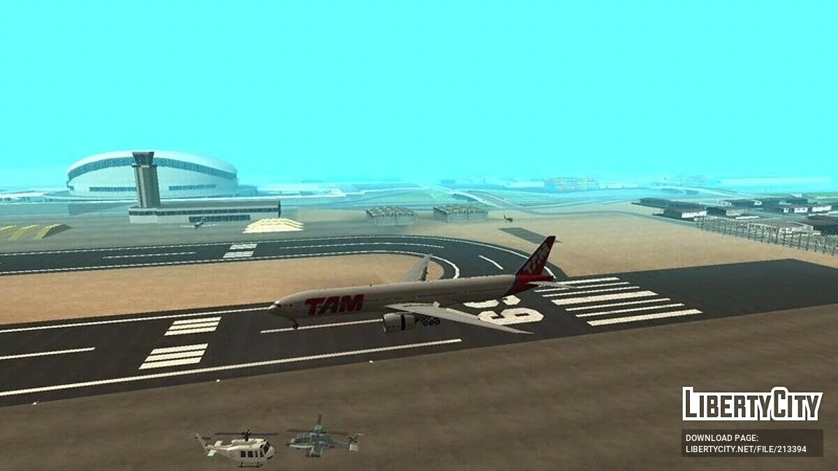 TAM Linhas Aéreas Boeing 777-32WER PT-MUD / GTA San Andreas