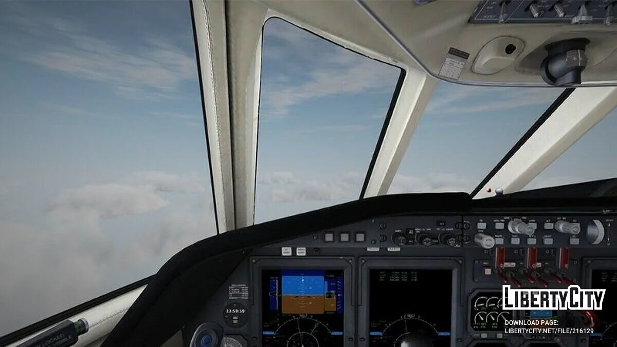 Dassault Falcon 50EX [VehFuncs] / GTA San Andreas