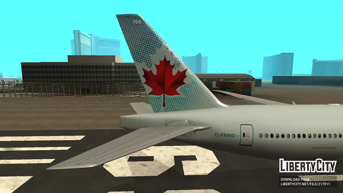 Air Canada Boeing 777-233LR C-FNND / GTA San Andreas