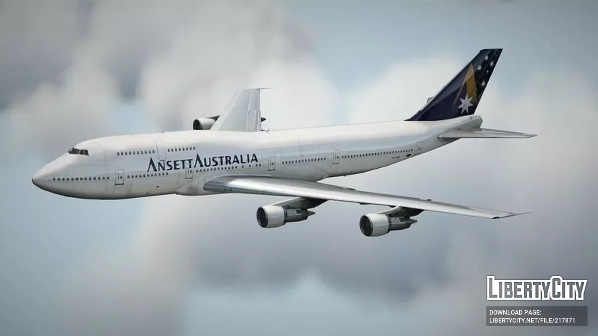 Boeing 747-300 PW [VehFuncs] / GTA San Andreas