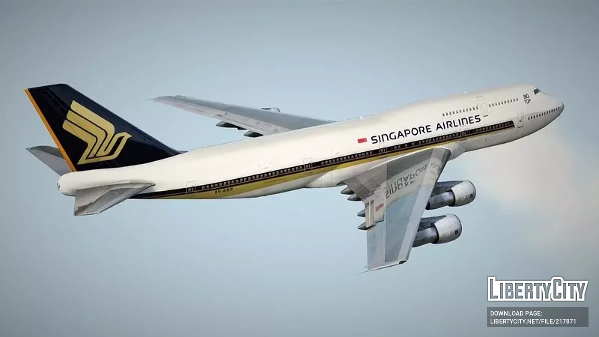 Boeing 747-300 PW [VehFuncs] / GTA San Andreas