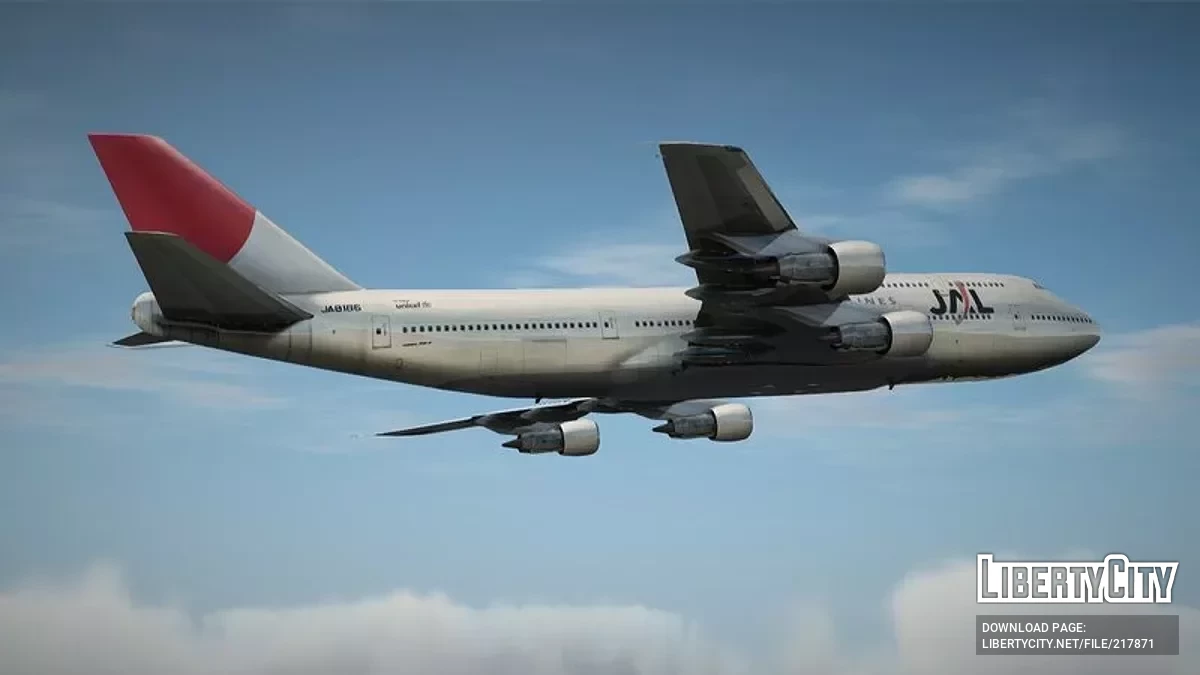 Boeing 747-300 PW [VehFuncs] / GTA San Andreas