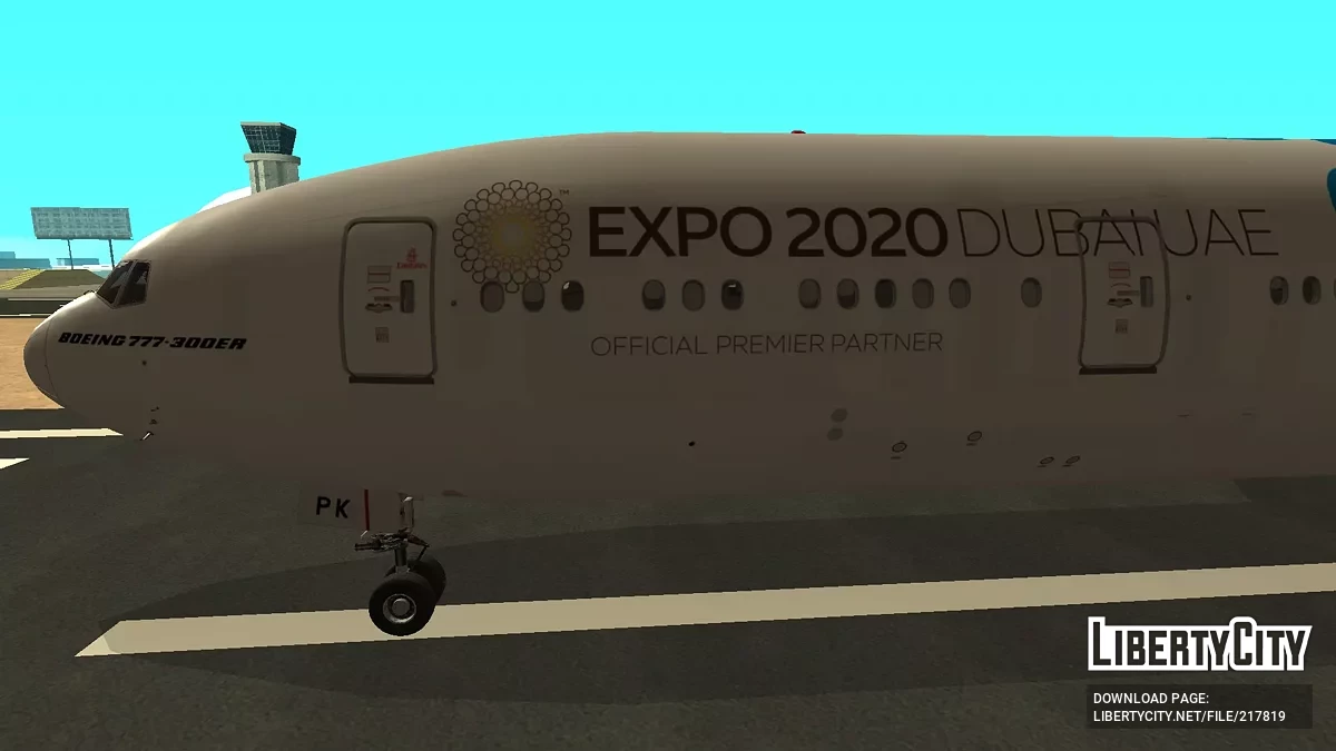 Emirates Boeing 777-31HER A6-EPK Expo 2020 Blue Livery / جي تي إيه سان أندرياس