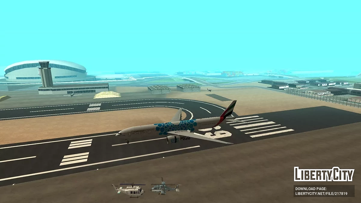 Emirates Boeing 777-31HER A6-EPK Expo 2020 Blue Livery / جي تي إيه سان أندرياس