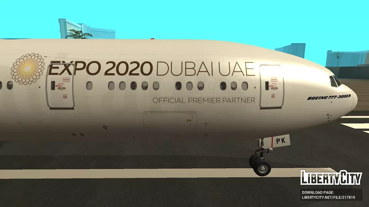 Emirates Boeing 777-31HER A6-EPK Expo 2020 Blue Livery / جي تي إيه سان أندرياس