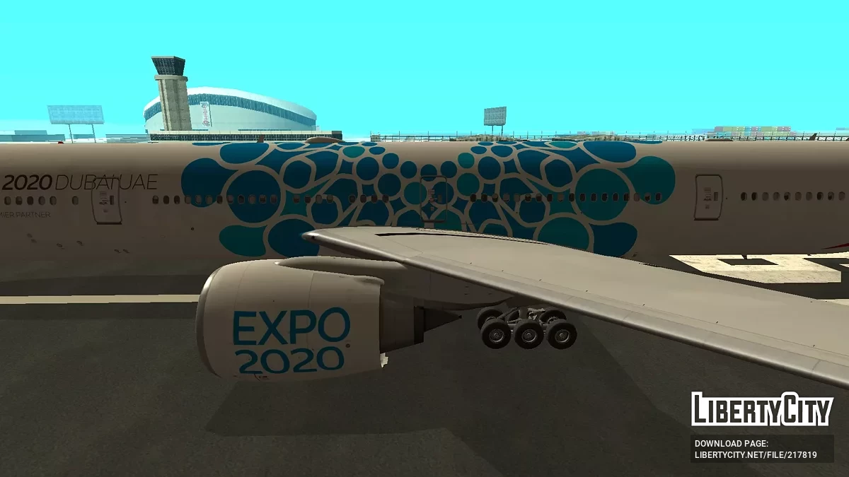 Emirates Boeing 777-31HER A6-EPK Expo 2020 Blue Livery / جي تي إيه سان أندرياس