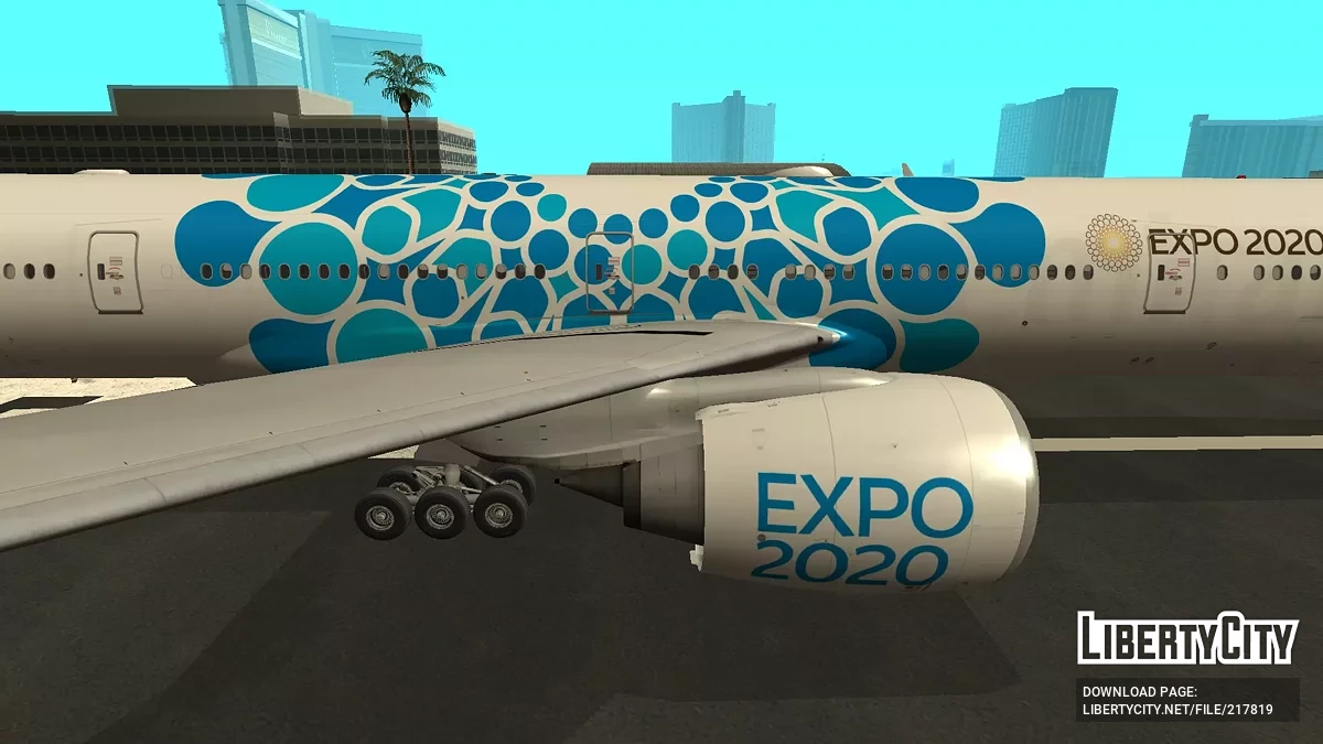 Emirates Boeing 777-31HER A6-EPK Expo 2020 Blue Livery / جي تي إيه سان أندرياس