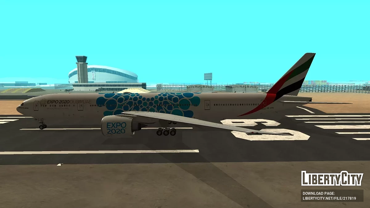 Emirates Boeing 777-31HER A6-EPK Expo 2020 Blue Livery / جي تي إيه سان أندرياس