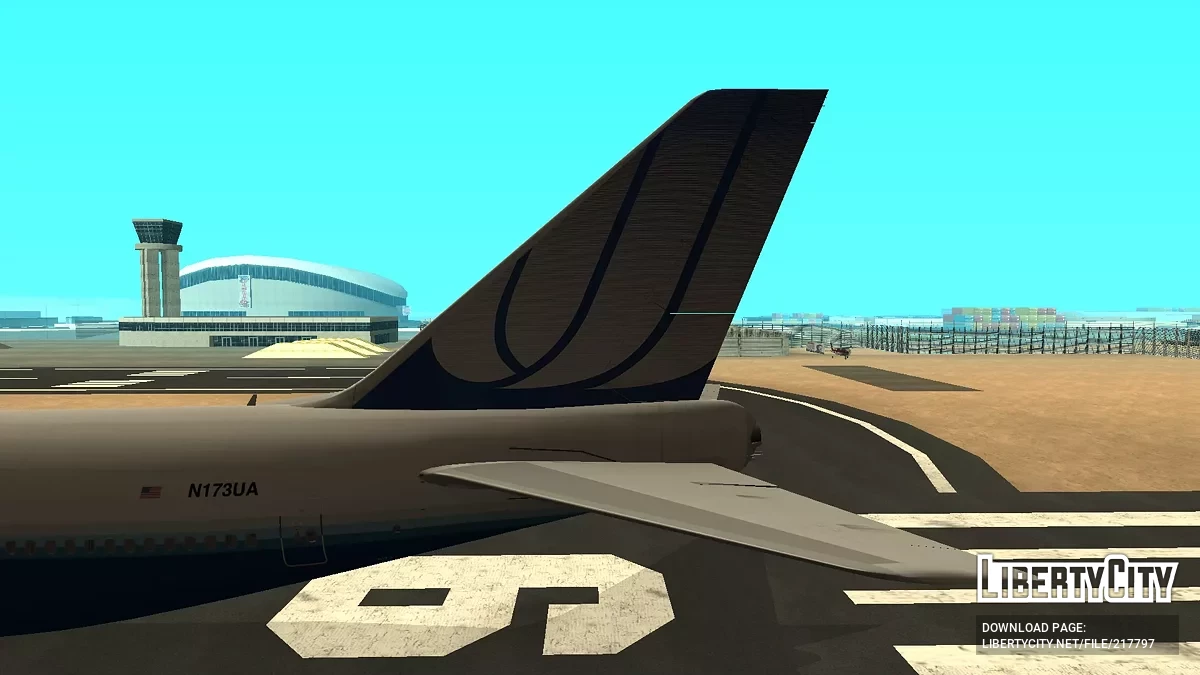Юнайтед Ейрлайнз Боїнг 747-422 N173UA / GTA San Andreas