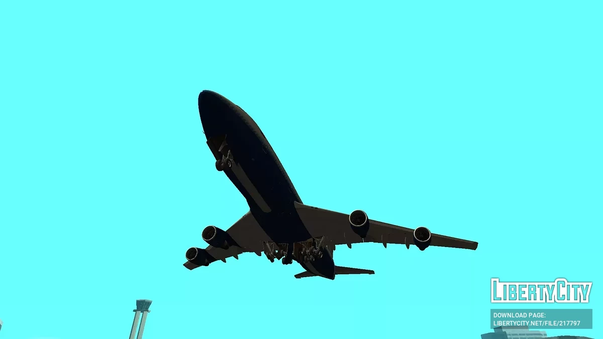 Юнайтед Ейрлайнз Боїнг 747-422 N173UA / GTA San Andreas