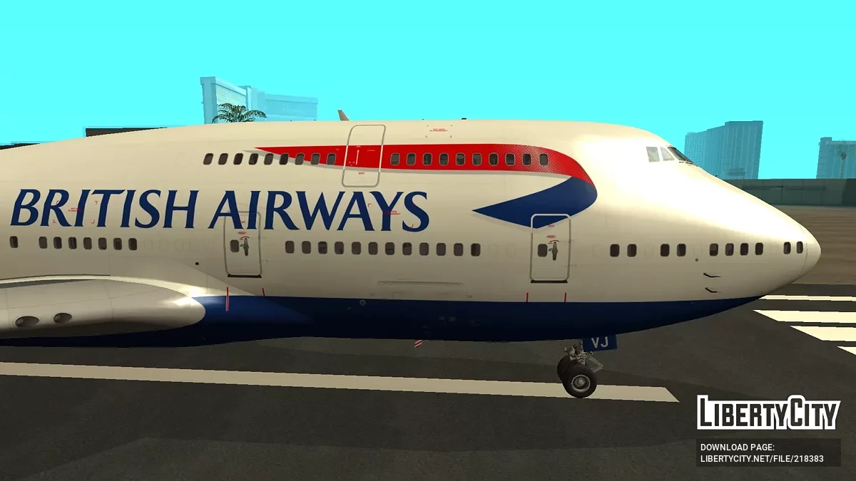 British Airways Boeing 747-436 G-CIVJ / GTA San Andreas