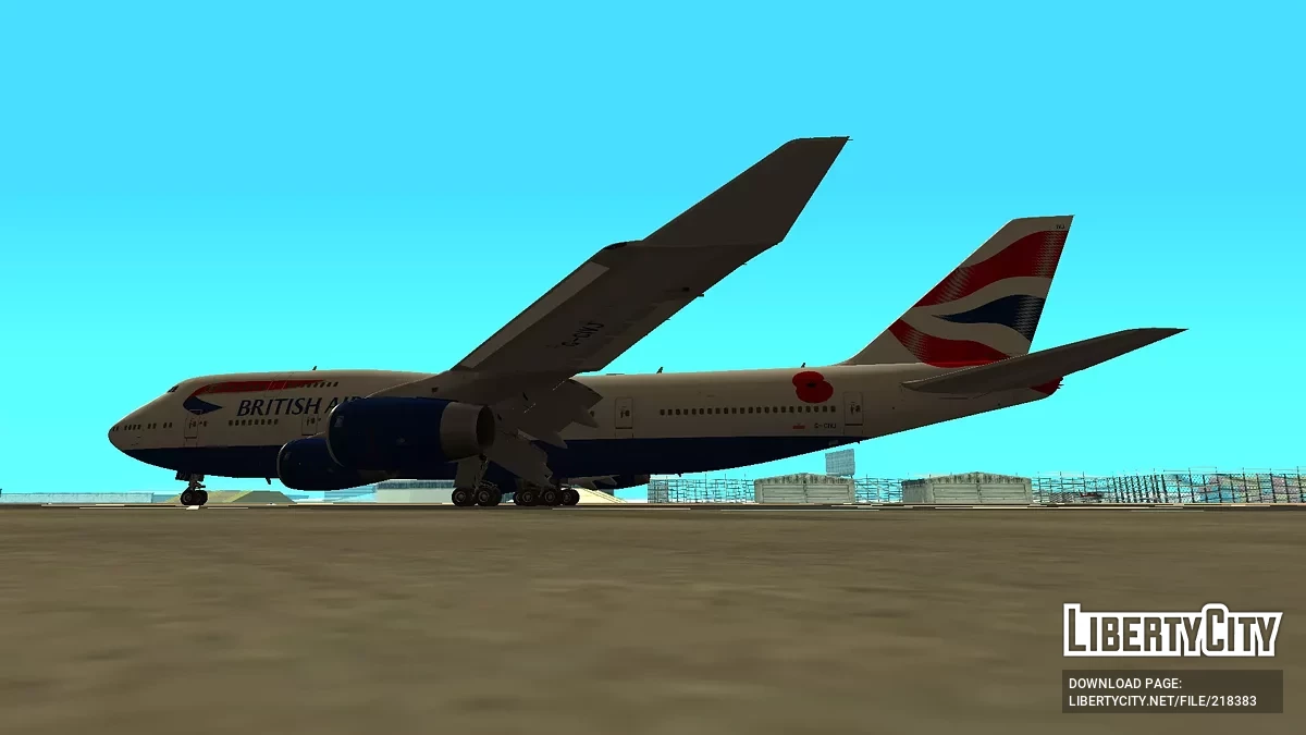 British Airways Boeing 747-436 G-CIVJ / GTA San Andreas