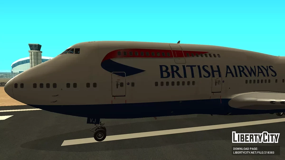 British Airways Boeing 747-436 G-CIVJ / GTA San Andreas