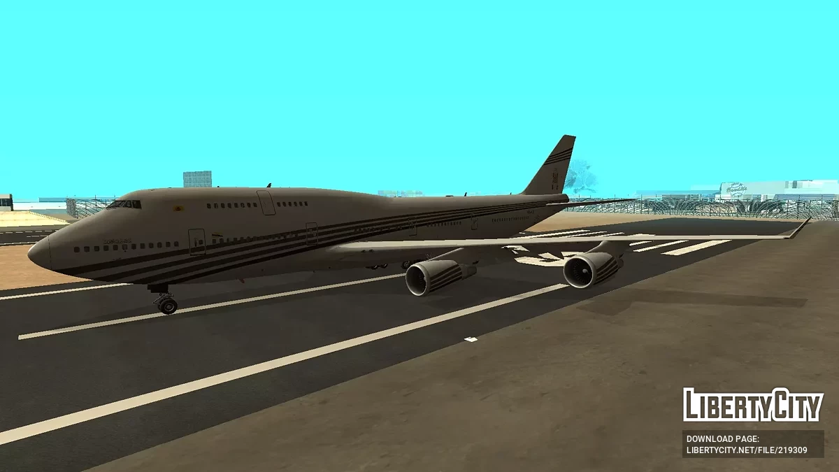 Brunei Government Boeing 747-430 V8-ALI / GTA San Andreas
